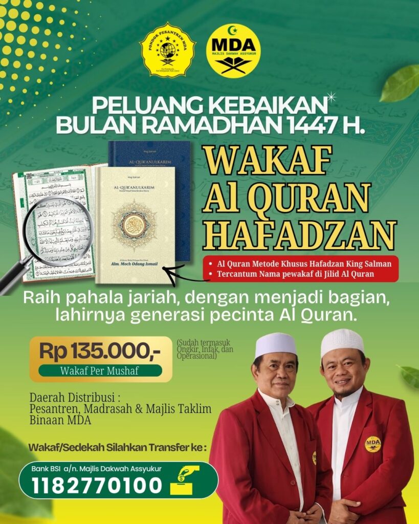 Wakaf Al Quran Bersama MDA